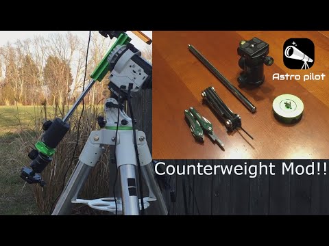 Sky-Watcher Star Adventurer Counterweight Mod!!