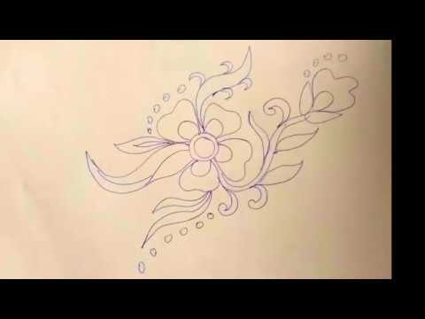 Hand embroidery design// beautiful drawings