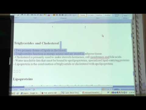 Anemia and Lipids Part 3