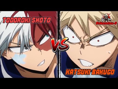 Todoroki Shoto VS Katsuki Bakugo | Final Fight UA Sports Festival | Boku no Hero Academia Season 2