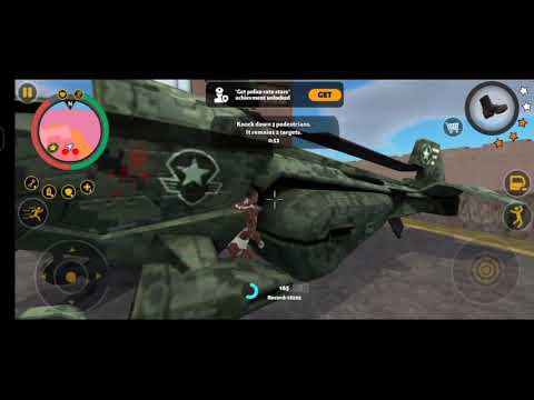 Rope hero 3//how to find a helicopter