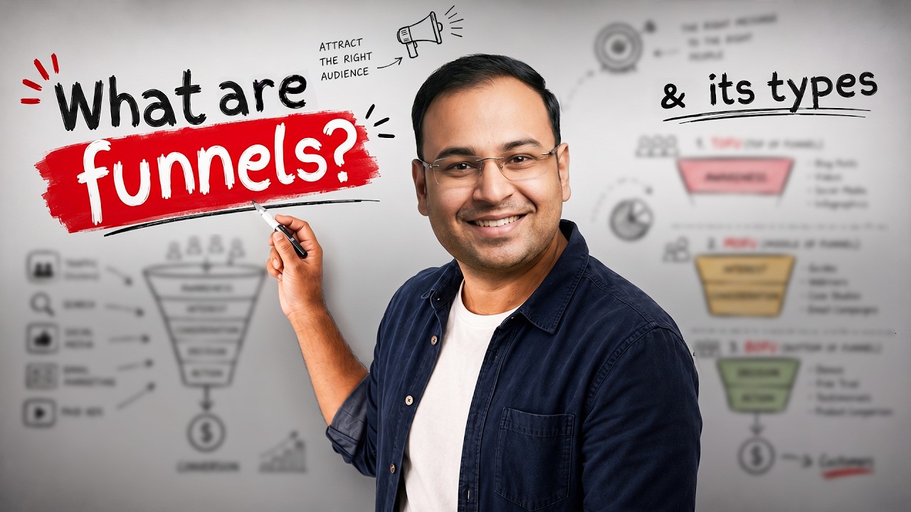 What are funnels & Different types of Funnels - Umar Tazkeer