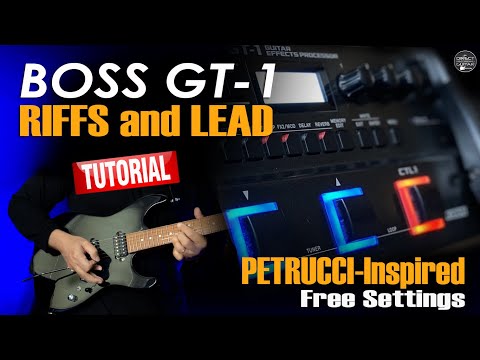 Boss GT1 RIFFS & LEAD Prog-Style FREE Settings: TUTORIAL