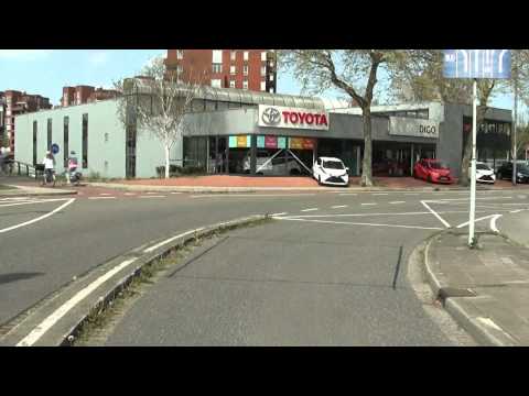 Cab ride bus; Veolia lijn 37: Den Haag-Delfgauw (20150502) (10x versneld)