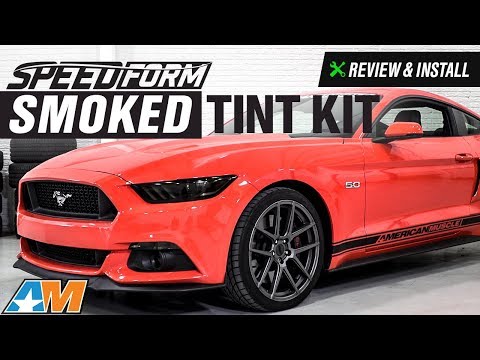 2015-2016 Mustang SpeedForm Smoked Tint Kit Review & Install