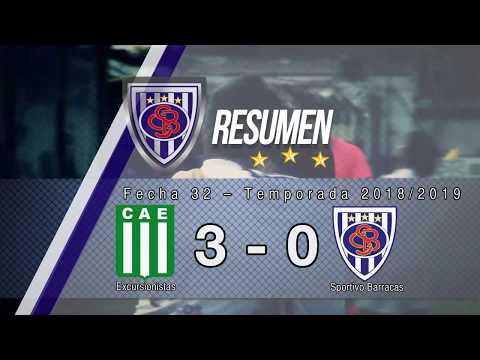 Excursionistas 3 - Sportivo Barracas 0