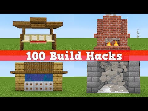 LarsLP -  100 building hacks in Minecraft |  100 Minecraft tips and tricks