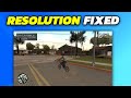How To Fix Resolution In GTA San Andreas
