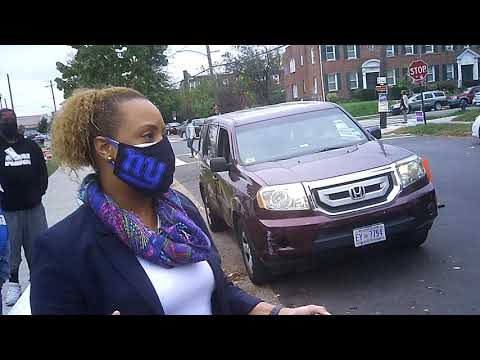 DC MPD prevents suppression Marya Pickering canvassing by Ward 5 Democrats, Ed Lazere #Ward5 #DCBOE