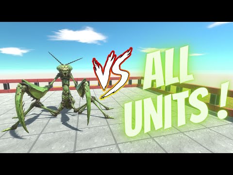 ⚡ NEW UPDATE !! Giants Praying Mantis vs ALL UNITS  - 🦖 Animal Revolt Battle Simulator 🦕