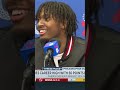 Tyrese Maxey reveals what Joel Embiid said before his 50-point game ? #shorts