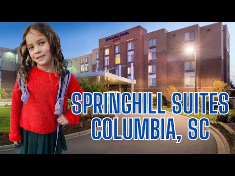 SpringHill Suites Columbia SC Room Tour | Queen Suite With Trundle Bed for Families