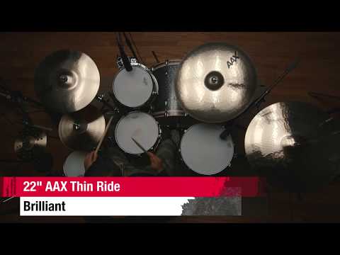 Sabian AAX 22" Thin Ride Brilliant Finish - Get it from Cymbal House
