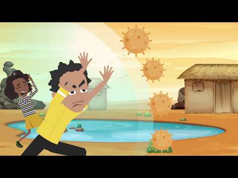 Corona virus (COVID-19) sensitization animated video - Krio