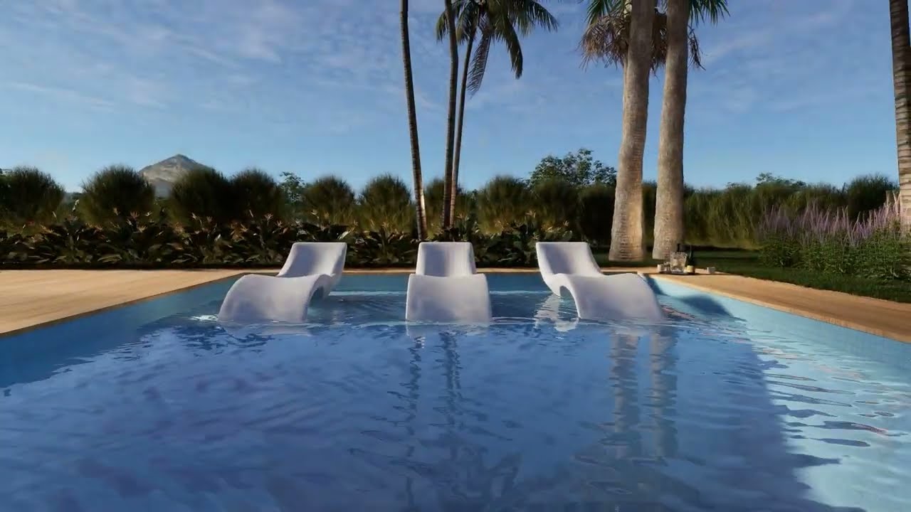 Vídeo 3D de villa ibicenca de lujo, realismo en cada detalle por Digital Architects
