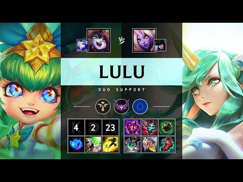 Lulu Support vs Soraka: Shield Maker - EUW Master Patch 14.23