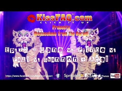 KissFAQ Podcast Ep.072 - Gene v. Prince v. Paul v. Shannon