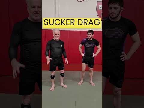 EASY SUCKER DRAG Escape from Front Headlock #bjj #grappling #jiujitsu