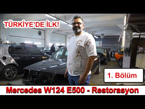 TÜRKİYE'DE İLK - Mercedes W124 E500 Restorasyon<br>1. Bölüm Kaporta Aşaması