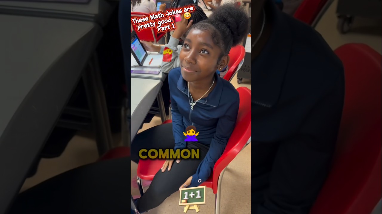 These Math Jokes are pretty good 📕😃 #ouryouthourfuture #funny #fyp