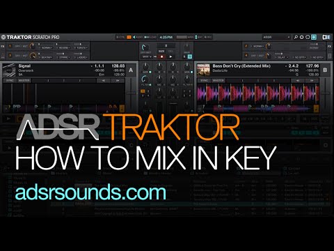 Traktor Scratch Pro 2 tutorial - How to Mix In Key