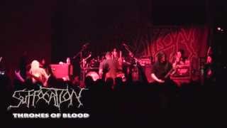 Suffocation "Thrones Of Blood" LIVE in Oakland | on Capital Chaos TV