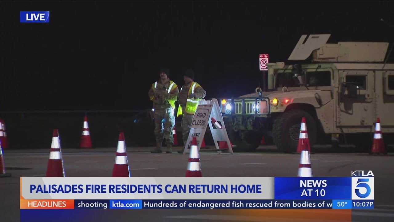 Palisades residents allowed to return to destroyed properties