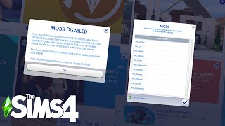 *Surprising* How To Get Mods Back On Sims 4 After Update (script mods disabled sims 4)