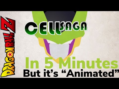 Dragon Ball Z: Cell Saga in 5 Minutes, but it’s “Animated”