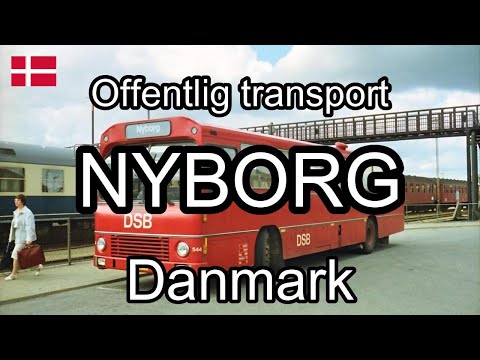 Nyborg, Danmark. Offentlig transport