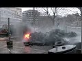 European farmers protests turn fiery in Brussels | REUTERS - Video