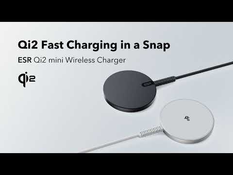 Améliorez votre vitesse de charge avec le chargeur sans fil Qi2 Mini d’ESR—désormais 2x plus rapide que jamais