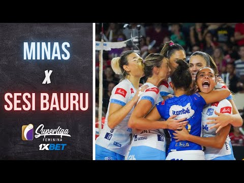 Jogo 2 | Sesi Bauru X Minas | MELHORES MOMENTOS | Superliga 1XBET Feminina 21/22 | Semifinal