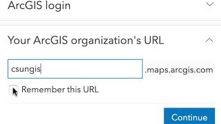 ArcGIS Online: How to Sign In with CSUN username