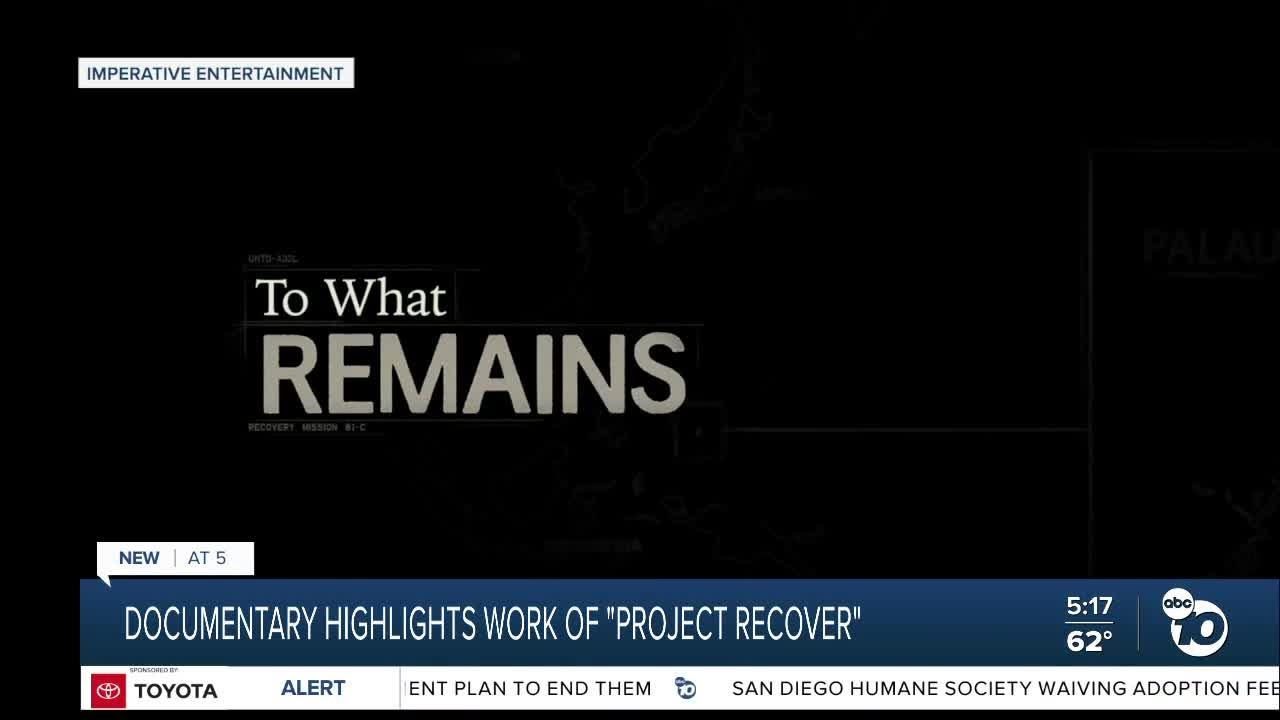 New documentary highlights work of 'Project Recover '