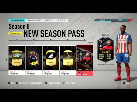FIFA 20 SEASON 8 PASS ALL REWARDS & SBC + OBJECTIVES