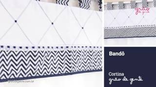 Cortina Zig Zag Marinho | Ref: 59239