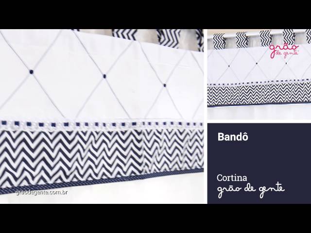 Cortina Zig Zag Marinho | Ref: 59239