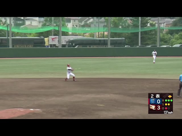 【ファーム】守備でも魅せる!! イーグルス・陽柏翔 素早い送球でダブルプレー!! 2025年7月17日 東北楽天ゴールデンイーグルス 対 横浜DeNAベイスターズ