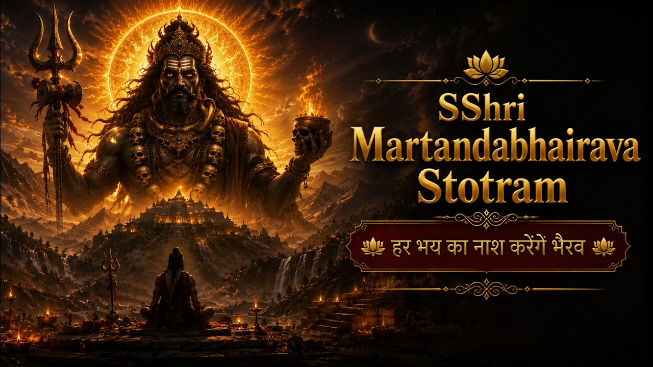 Destroy Fear, Darkness & Inner Negativity | Shri Martandabhairava Stotram | Lord Bhairava