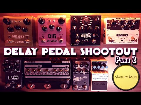 Shootout + Opinion: 8 DELAY PEDALS tested! (Boss,  Strymon, Source Audio, Wampler, Walrus, Keeley)