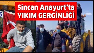 Sincan Belediyesi'nin Anayurt'taki bir hobi bahçesinde yıkım kararı te