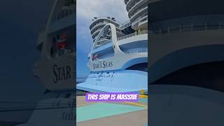 Compared to Enchantment, Star is a monster.  #staroftheseas #enchantmentoftheseas #cococay #travel