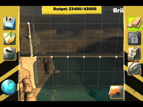 Bridge Constructor - Bridge 4 - Central Mainland - Walkthrough