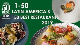 Latin America's 50 Best Restaurants 2019 - The List