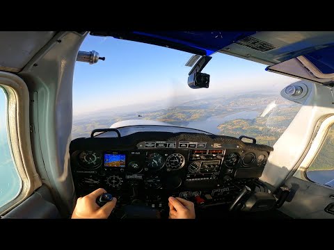 Cessna 152 Cross Country Flight POV 2021 | Special #5 | POV Driver. TV