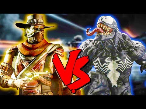Erron Black Vs Venom Army - Epic Battle - Mortal Kombat Costume Skin Mod
