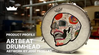Remo: ArtBEAT™ Artist Collection Drumhead - Artwork by José Pasillas