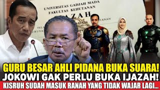 Download lagu TEGAS❗GURU BESAR AHLI PIDANA PROF BINSAR GULTOM BUKA SUARA! ISU IJAZAH JOKOWI BUKAN AKADEMIK LAGI!! mp3