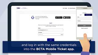 BCTA Mobile Ticketing Web Portal